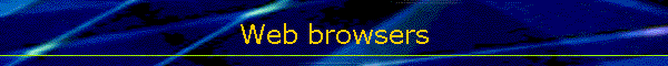 Web browsers
